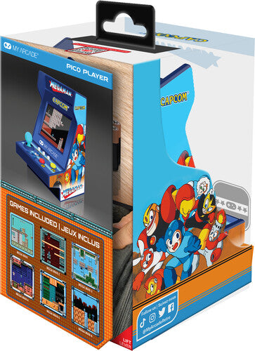 My Arcade Pico Player 3.75" Mega Man Portable Retro Arcade (6 Games in 1)