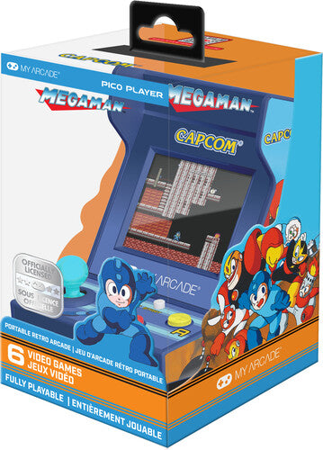 My Arcade Pico Player 3.75" Mega Man Portable Retro Arcade (6 Games in 1)