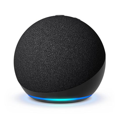 Amazon Echo Dot (newest model), Vibrant sounding Alexa speaker, Great for bedrooms, dining rooms and offices, Charcoal