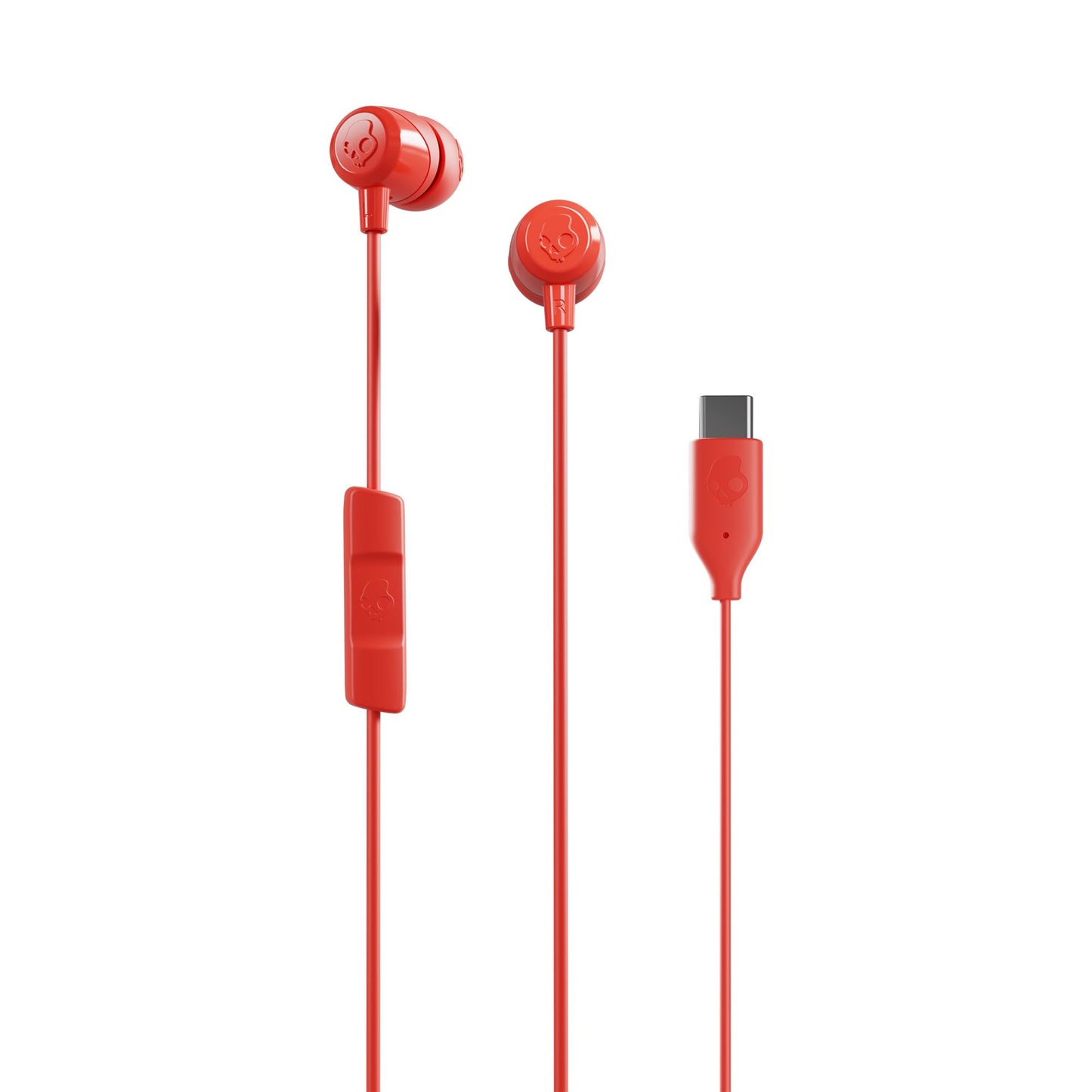 Skullcandy Jib USB-C Wired Earbuds with Noise Isolating Fit, Built-in Microphone Call and Track Control for iPhone Android, Ear Gel Sizes Included for Custom Fit - Plasma