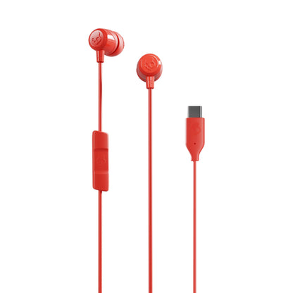Skullcandy Jib USB-C Wired Earbuds with Noise Isolating Fit, Built-in Microphone Call and Track Control for iPhone Android, Ear Gel Sizes Included for Custom Fit - Plasma