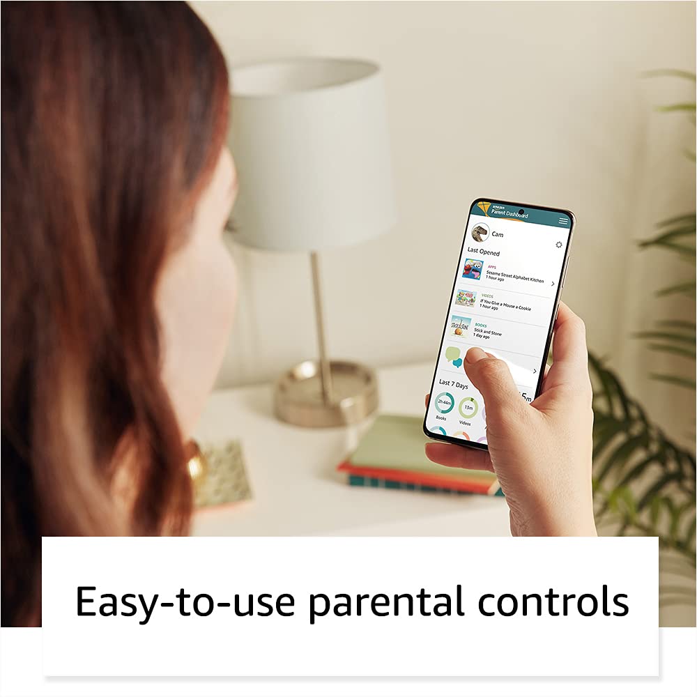 Amazon Fire HD 10 Kids tablet, 10.1", 1080p Full HD, ages 3-7, 32 GB, Lavender