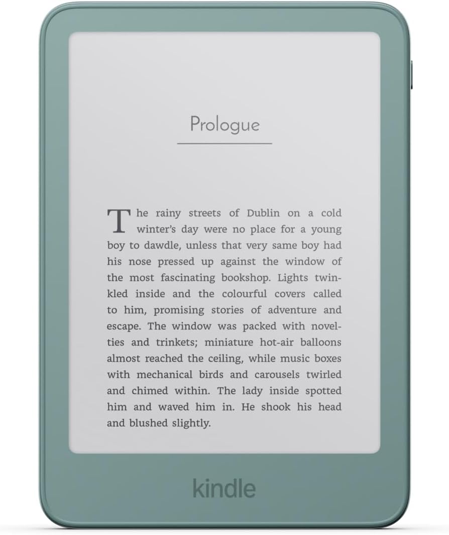Amazon Kindle 32GB 6" Aluminum E-Reader (2026) No Ads - Seaglass Green