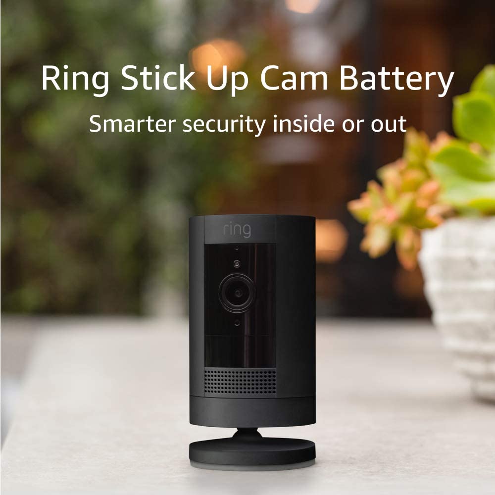 Ring Stick Up Cam Battery HD security camera with custom privacy controls, Simple setup, Works with Alexa