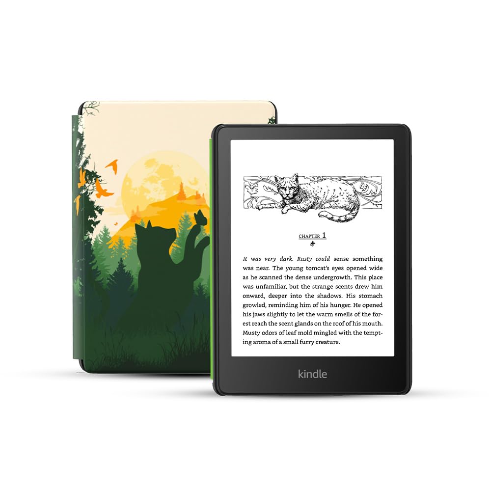 Kindle Paperwhite Kids - kids read, on average, more than an hour a day with their Kindle - 16 GB, Warrior Cats
