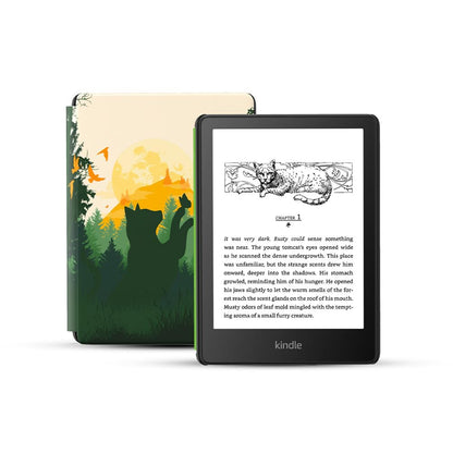 Kindle Paperwhite Kids - kids read, on average, more than an hour a day with their Kindle - 16 GB, Warrior Cats