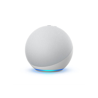 Amazon Echo (newest model), Alexa speaker with premium sound, Ideal for large bedrooms, living rooms and kitchens, Glacier White