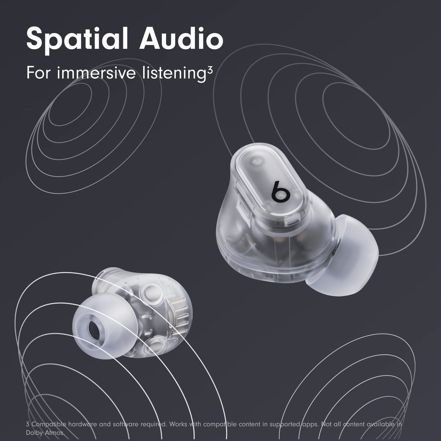 Beats Studio Buds+ (MQLK3LL/A) Transparent