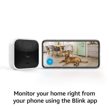 Blink Indoor - wireless, HD security camera with two-year battery life, motion detection, and two-way audio - 2 camera system