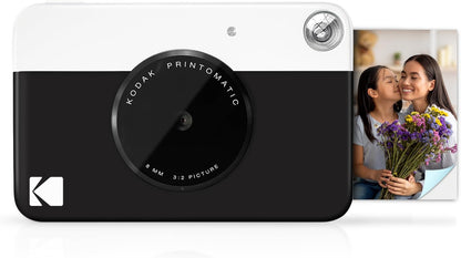 KODAK Printomatic Full-Color Instant Print Digital Camera - Colorful Photos On Zink 2x3" Sticky-Back Photo Paper - 5MP, Portable, Creative Fun Gift for Birthday, Christmas, Holiday
