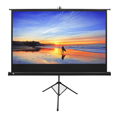 KODAK 80” Projection Movie Screen Premium Portable Lightweight White 16:9 HD 4K Projector Screen, Adjustable Tripod Stand & Storage Carry Bag | Easy Assembly for Home, Office, School & Church