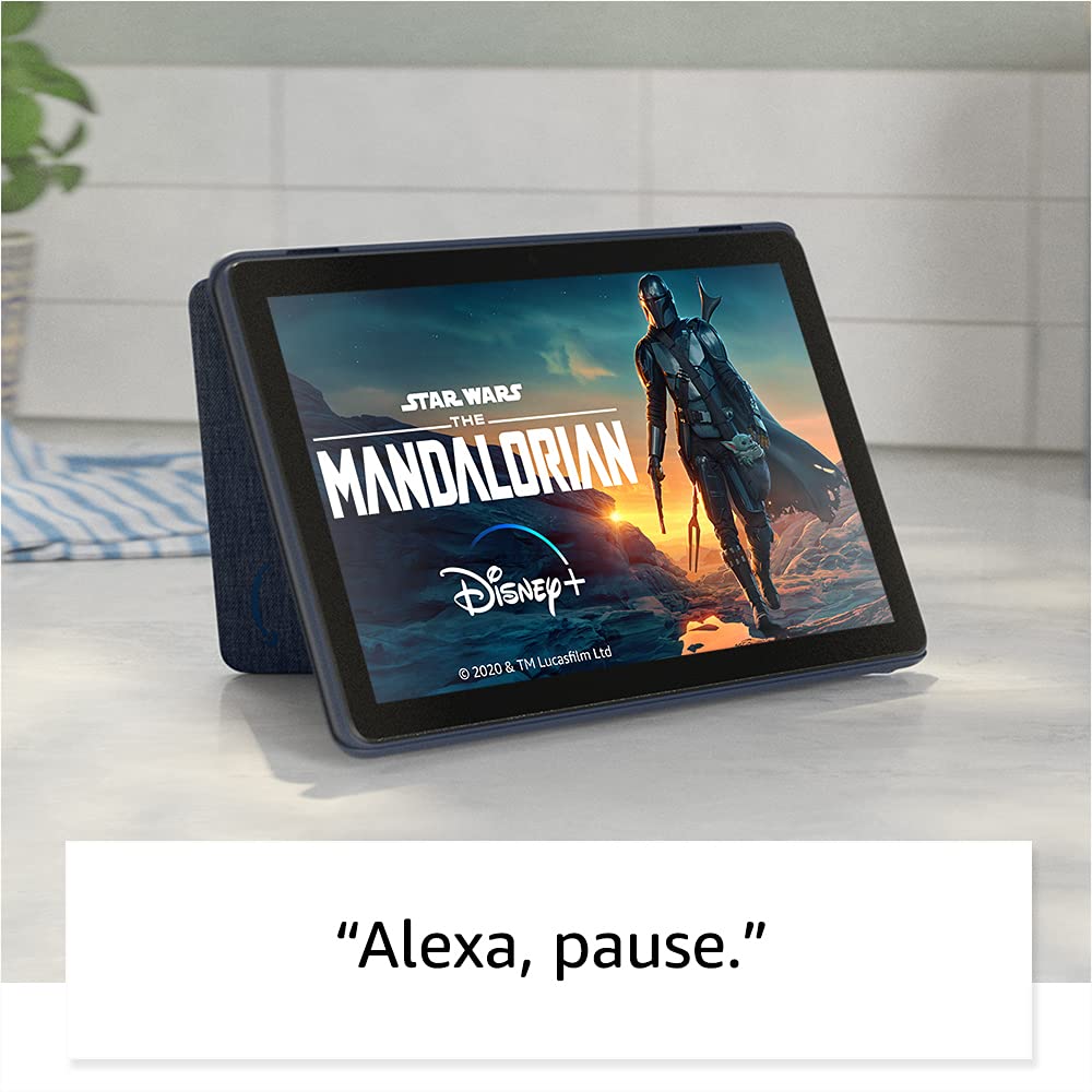 Amazon Fire HD 10 tablet, 10.1", 1080p Full HD, 64 GB, (2021 release), Black, without lockscreen ads