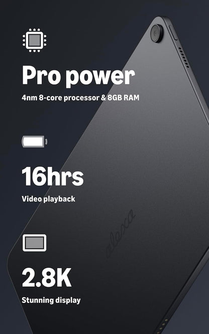 Amazon Alexa Tablet 12 Pro 8GB RAM 128GB 12" 2.8K 120Hz Tablet with Alexa+ - Graphite
