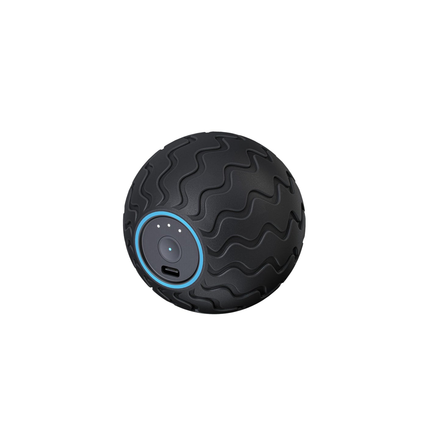 Therabody WaveSolo - Handheld Bluetooth Enabled Massage Device, Ultra Portable Vibration Therapy Ball w/QuietRoll Technology & 3 Customizable Vibration Frequencies