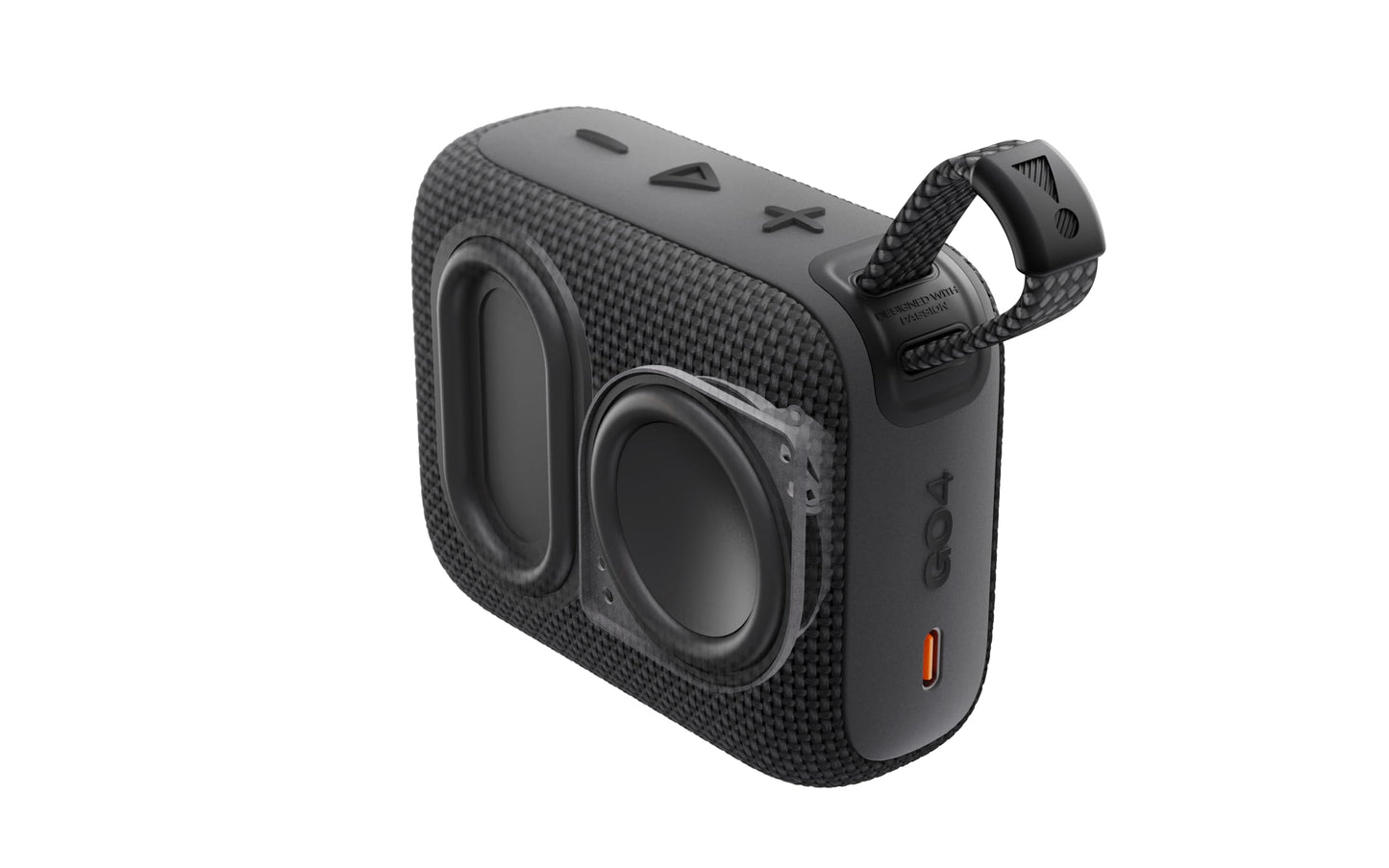 JBL Go 4 - Ultra-Portable, Waterproof and Dustproof Bluetooth Speaker, Big Pro Sound with Punchy bass, 7-Hour Built-in Battery, Made in Part with Recycled Materials (White)