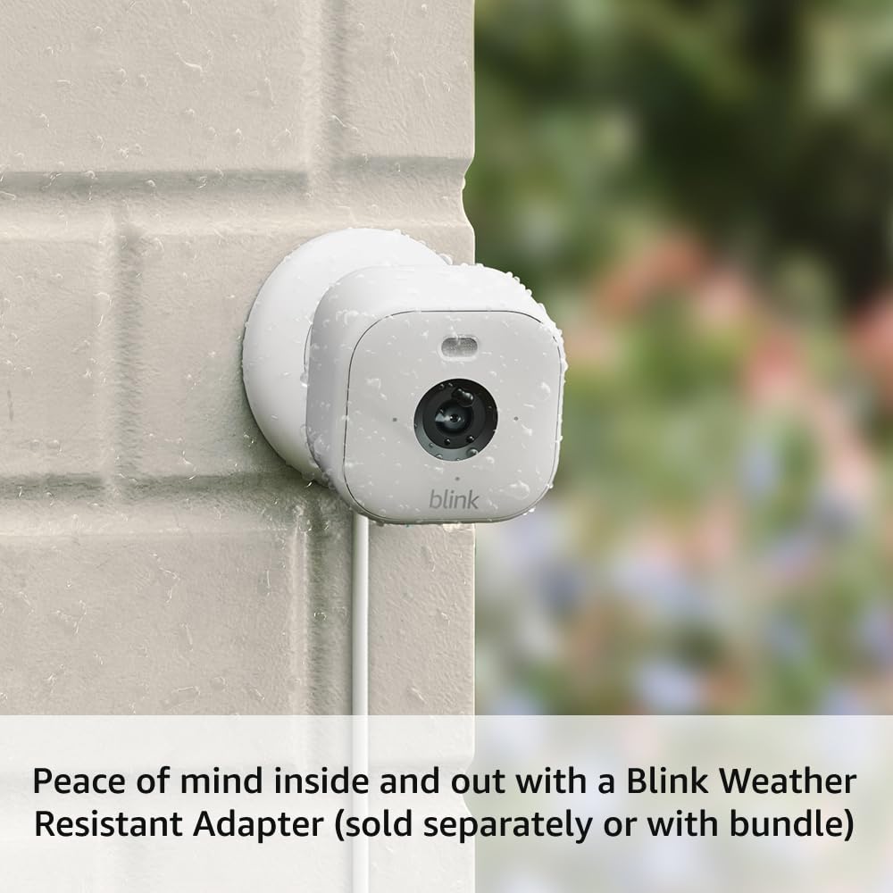 Blink Mini 2 (newest model) - Home Security & Pet Camera with HD video, color night view, motion detection, two-way audio, and built-in spotlight - 1 camera (White)
