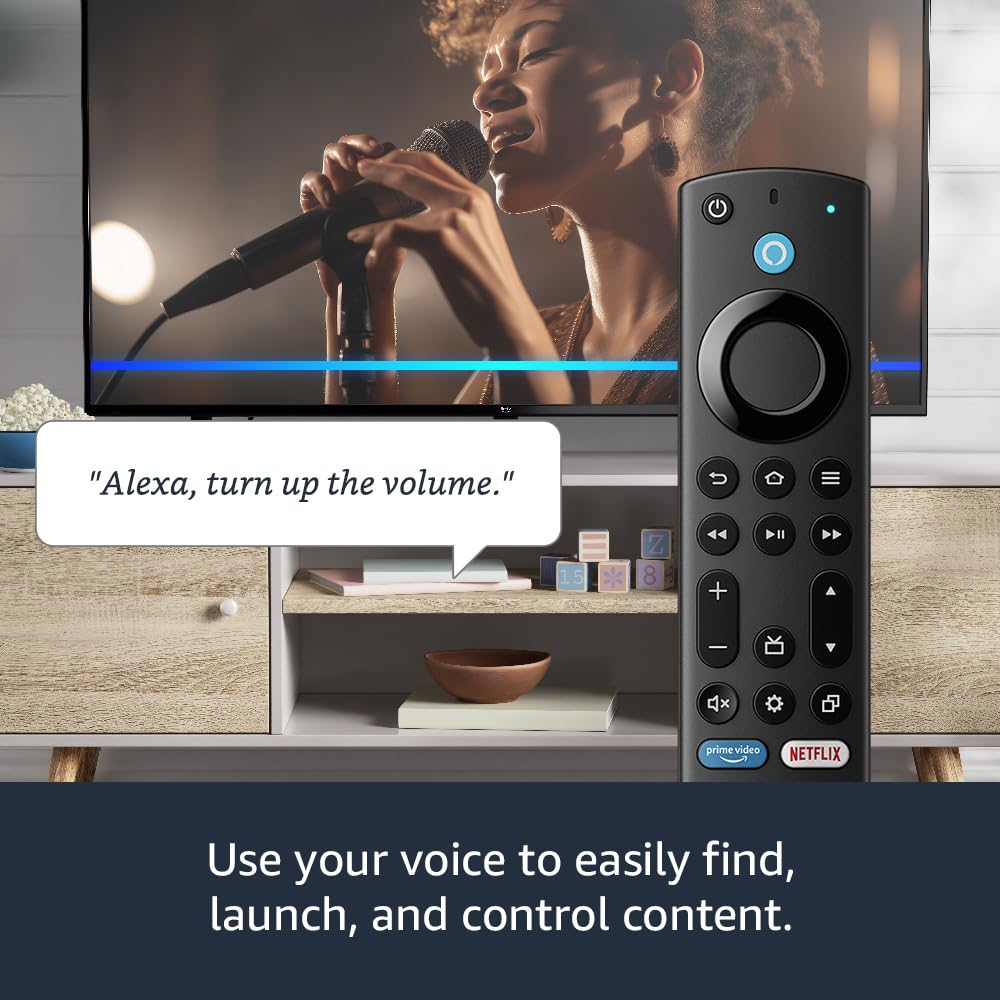Amazon Fire TV Alexa Voice Remote Enhanced (newest model), requires compatible Amazon Fire TV Device