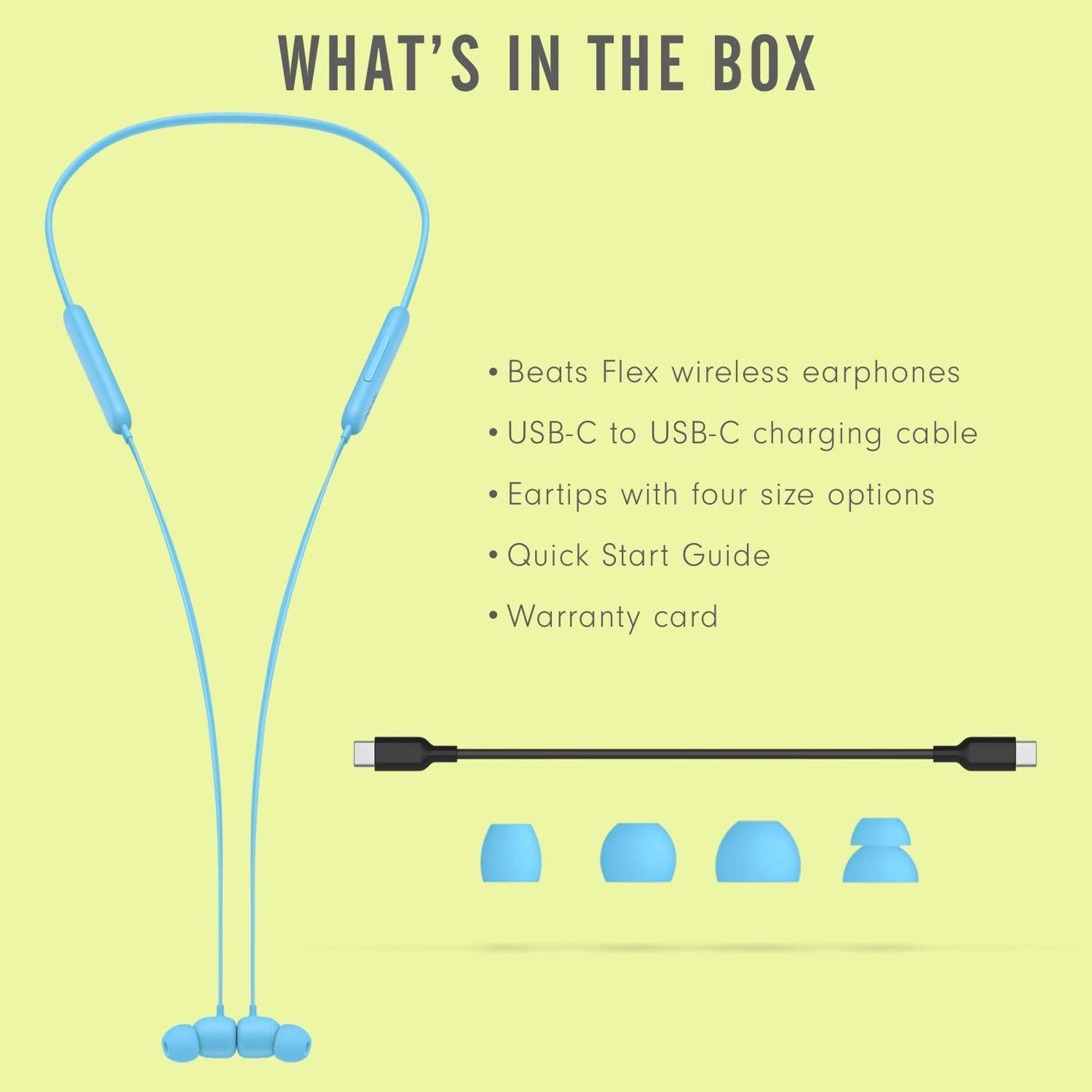 Beats Flex Wireless Earphones - Flame Blue