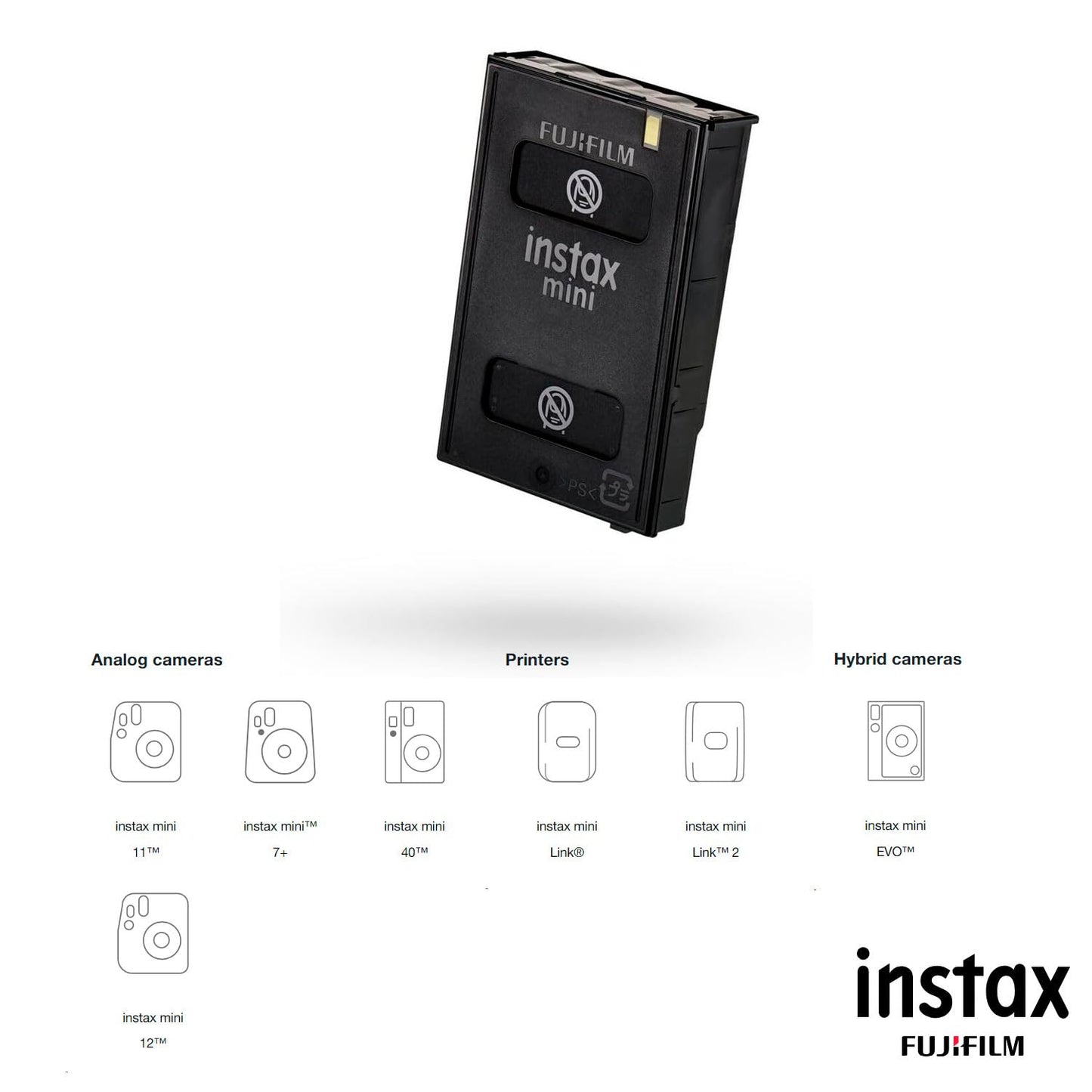 Fujifilm Instax Mini Soft Lavender Instant Film - 10 Exposures