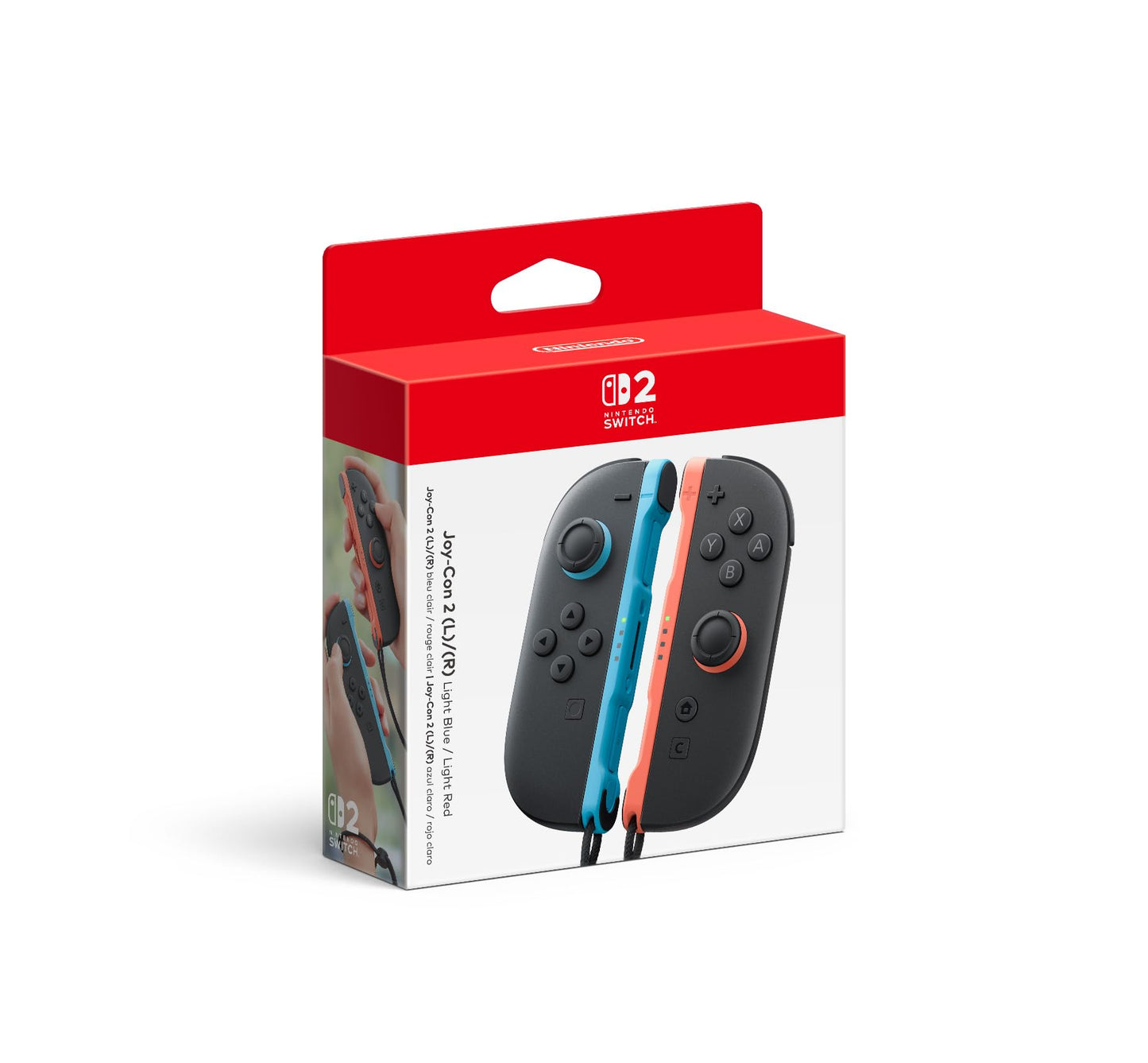 Joy-Con™ 2 (L)/(R) Light Blue/Light Red