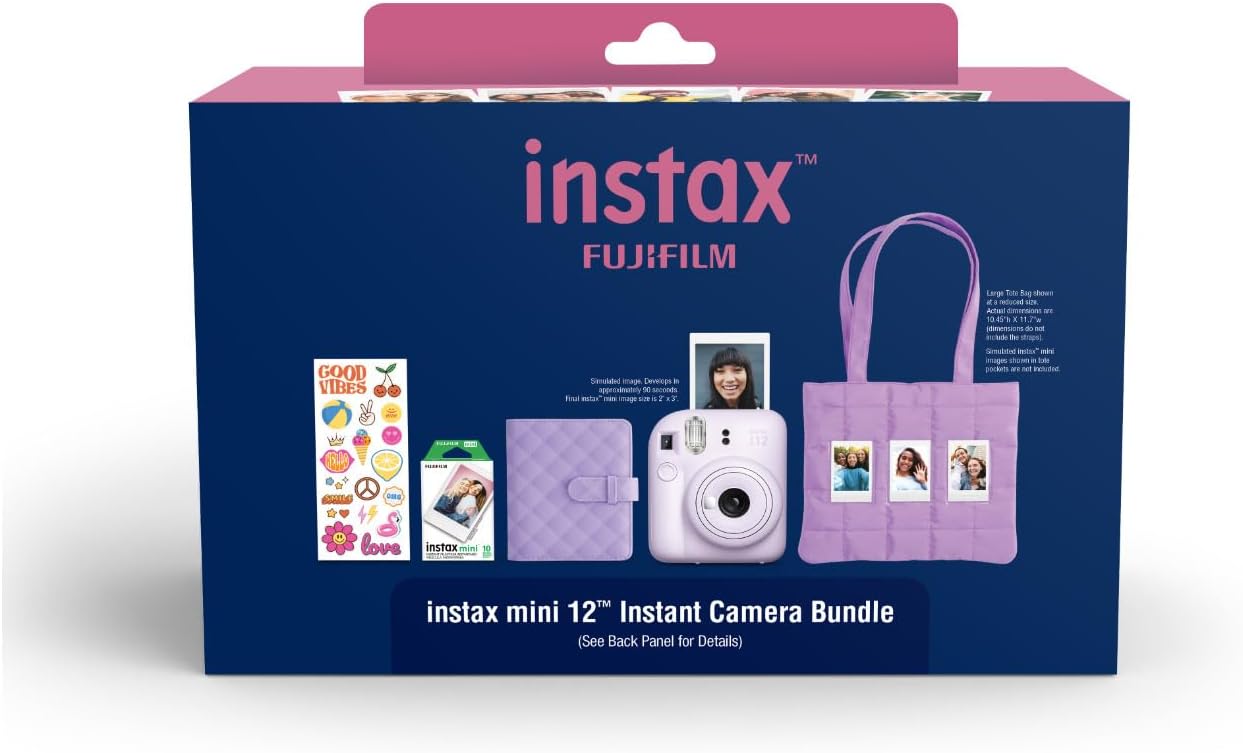 FUJIFILM Instax Mini Purple Holiday Bundle 2025