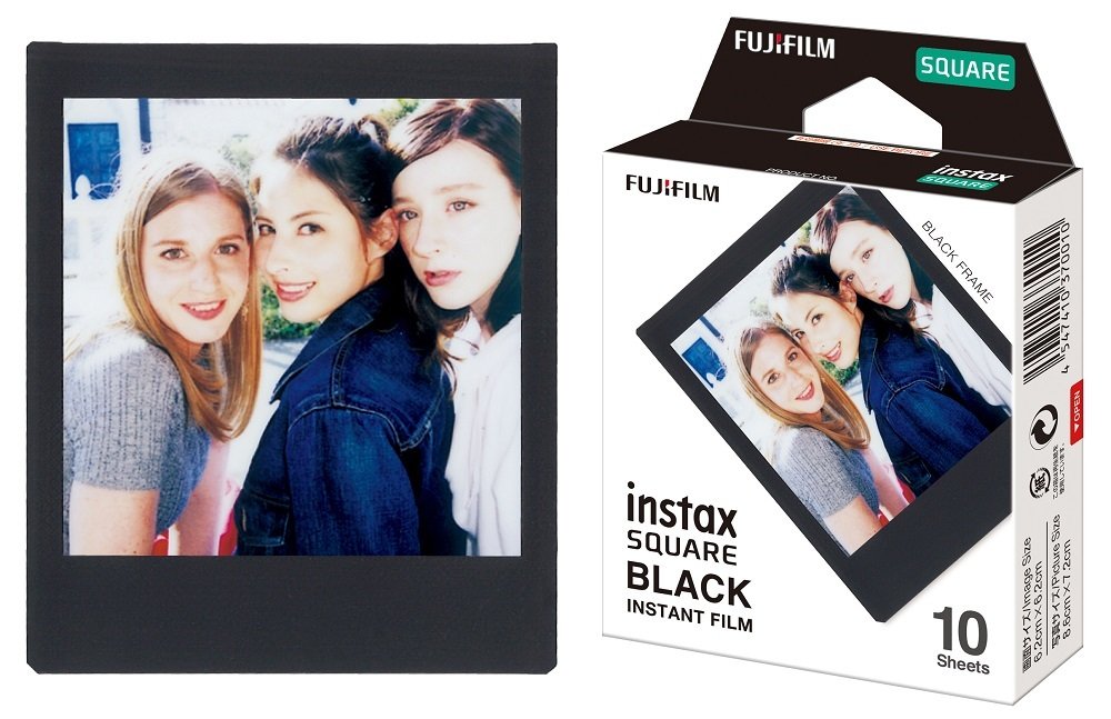 Fujifilm Instax Square Black Film - 10 Exposures