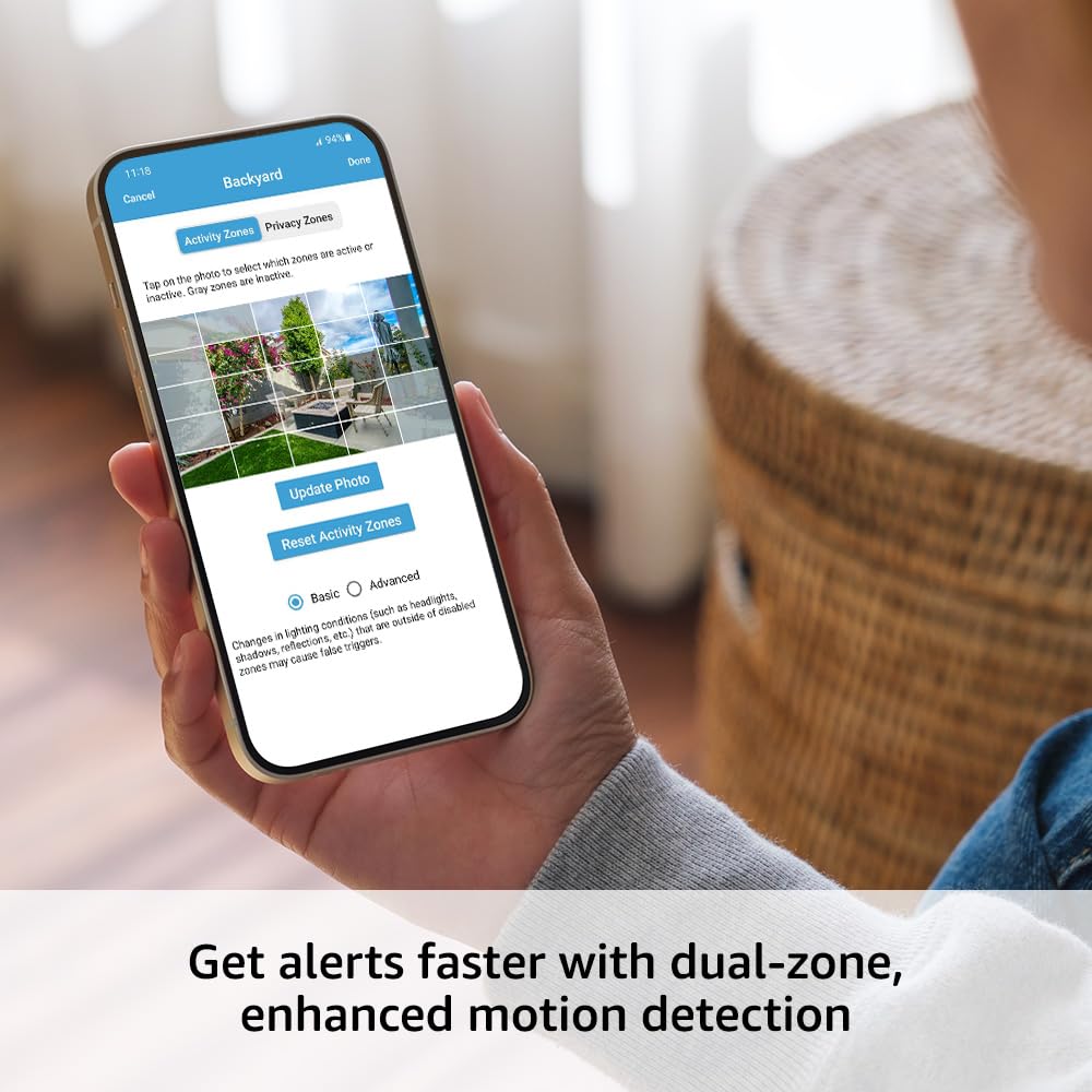 Blink Outdoor 4 (newest model), Wireless smart security camera, two-year battery, 1080p HD day and infrared night live view, two-way talk - 1 camera system