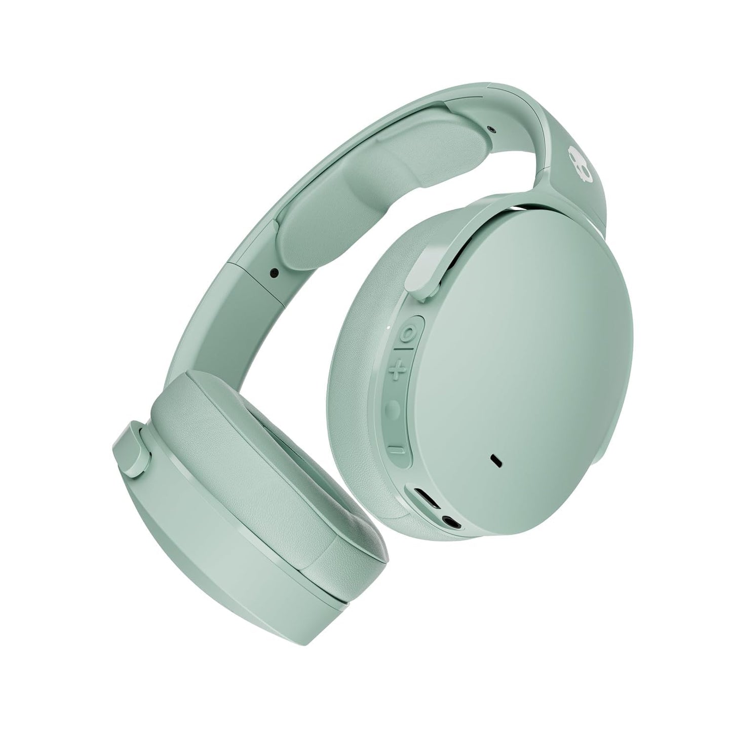 Skullcandy Hesh ANC Wireless Over-Ear Bluetooth Headphones, Active Noise Cancelling, Up to 22 Hrs Battery, Foldable Lightweight Design, Microphone for iPhone Android - Preppy Sage