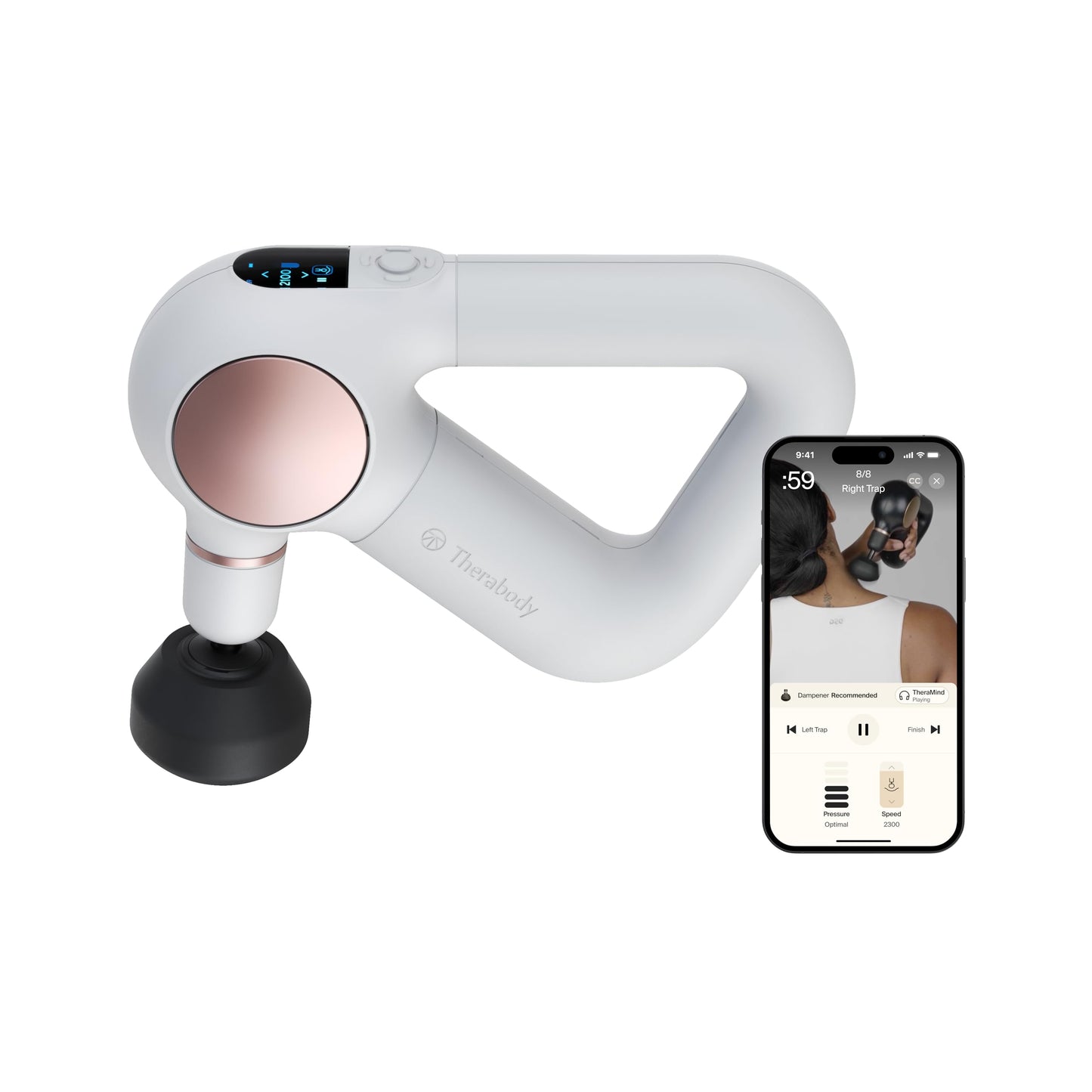 TheraGun Sense (1st Generation) by Therabody - Deep Tissue Massage Gun with Preloaded Routines for Stress Relief, Pain Relief & Muscle Soreness in Neck, Back, Leg, Knee, and Shoulder