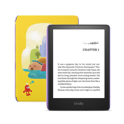 Kindle Paperwhite Kids (16 GB) - Made for reading - access thousands of books with Amazon Kids+, 2-year worry-free guarantee