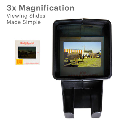 KODAK 35mm Slide and Film Viewer - Battery Operation, 3X Magnification, LED Lighted Viewing - for 35mm Slides & Film Negatives