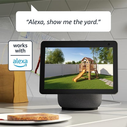 Blink Outdoor 4 (newest model), Wireless smart security camera, two-year battery, 1080p HD day and infrared night live view, two-way talk - 1 camera system