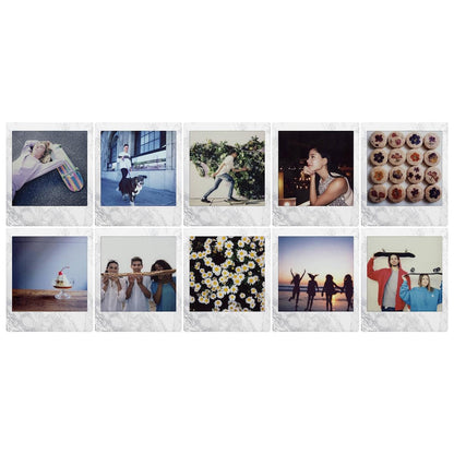 FUJIFILM Instax Square White Marble Film - 10 Exposures