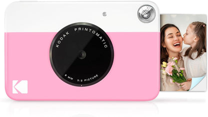 KODAK Printomatic Full-Color Instant Print Digital Camera - Colorful Photos On Zink 2x3" Sticky-Back Photo Paper - 5MP, Portable, Creative Fun Gift for Birthday, Christmas, Holiday