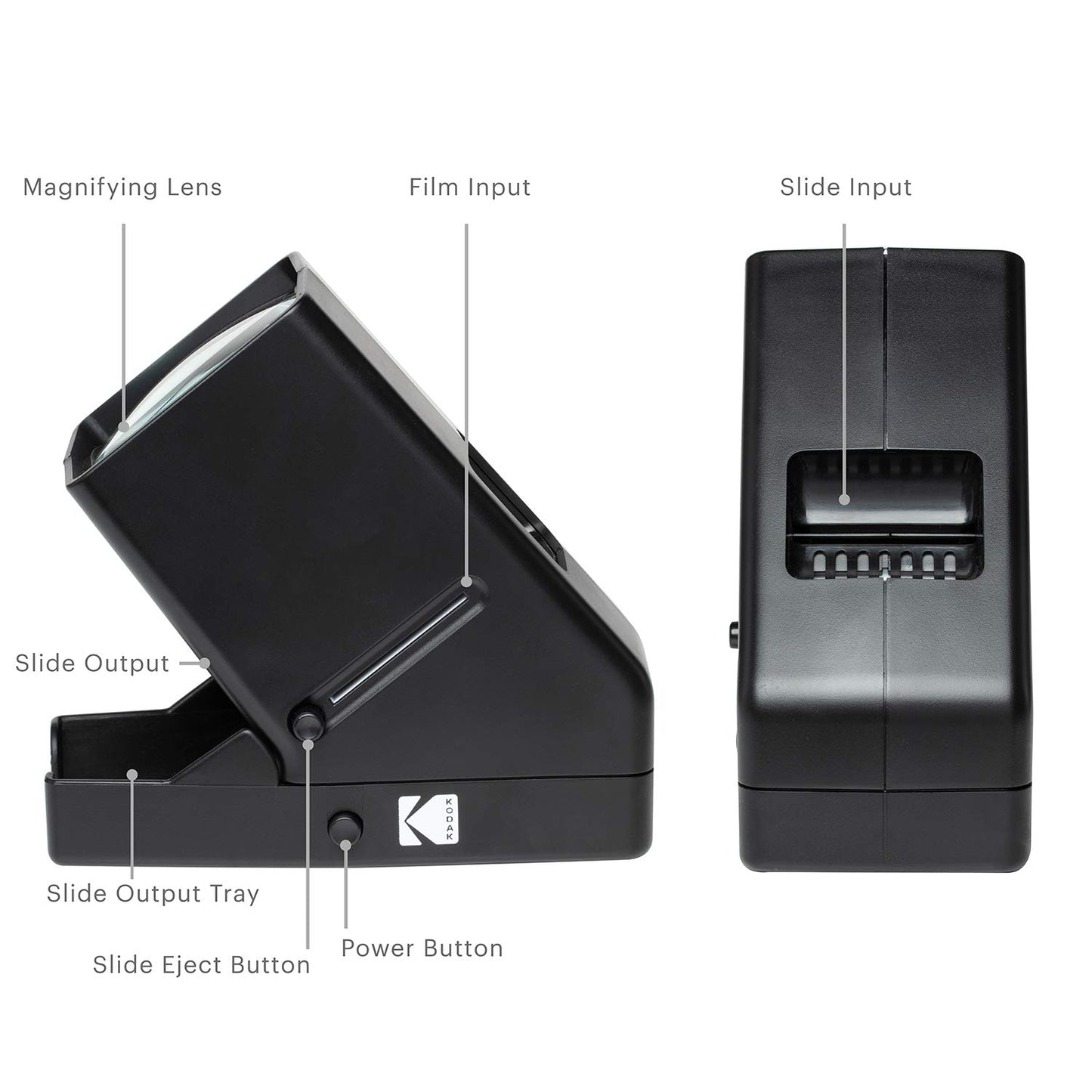 KODAK 35mm Slide and Film Viewer - Battery Operation, 3X Magnification, LED Lighted Viewing - for 35mm Slides & Film Negatives