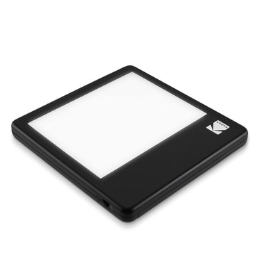 KODAK LED Light Box 5”x4” for Negatives, Slides & Films | Illuminated Board Panel for Viewing & Scanning Photos, Tattoo Drawing, Artist Sketching, Stenciling & More | Glare-Free, Battery & USB Powered