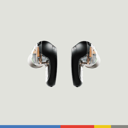 Skullcandy Rail ANC Wireless Earbuds, Bluetooth Headphones, Active Noise Cancelling, Up to 38 Hours Battery, Microphone for iPhone Android, Customizable via Skull-iQ App - True Black