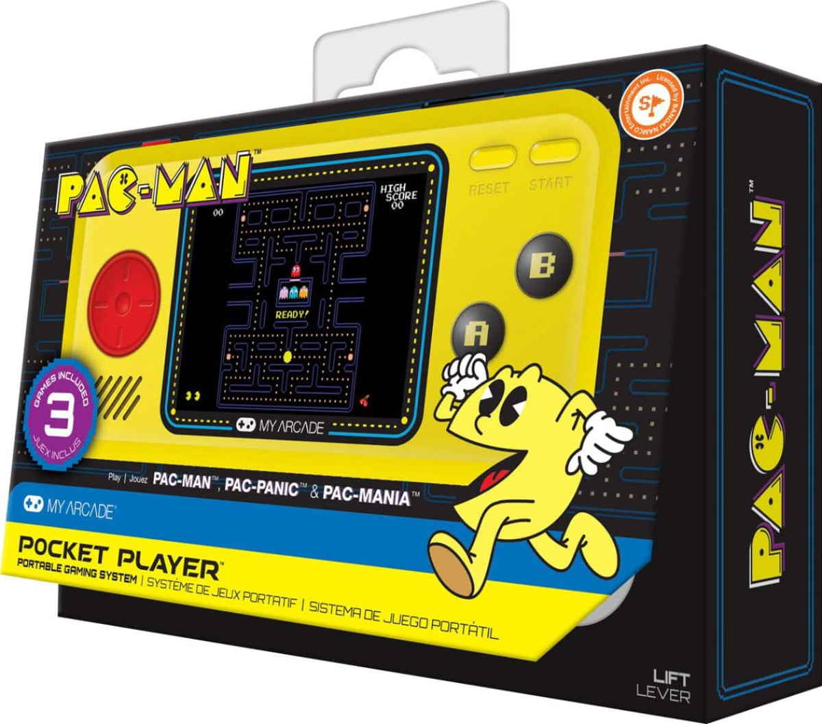 My Arcade Pocket Player Pac-Man Portable Gaming System (3 Games in 1)