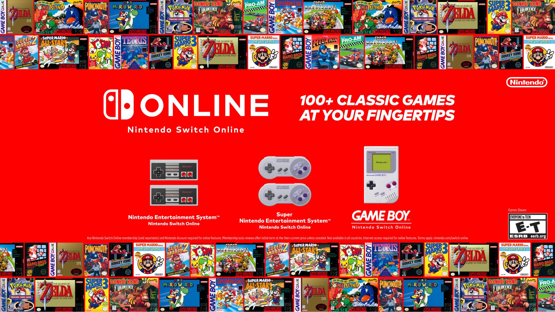 Nintendo Switch OLED Model Super Mario Bros. Wonder Bundle with Switch Online - Red/Blue