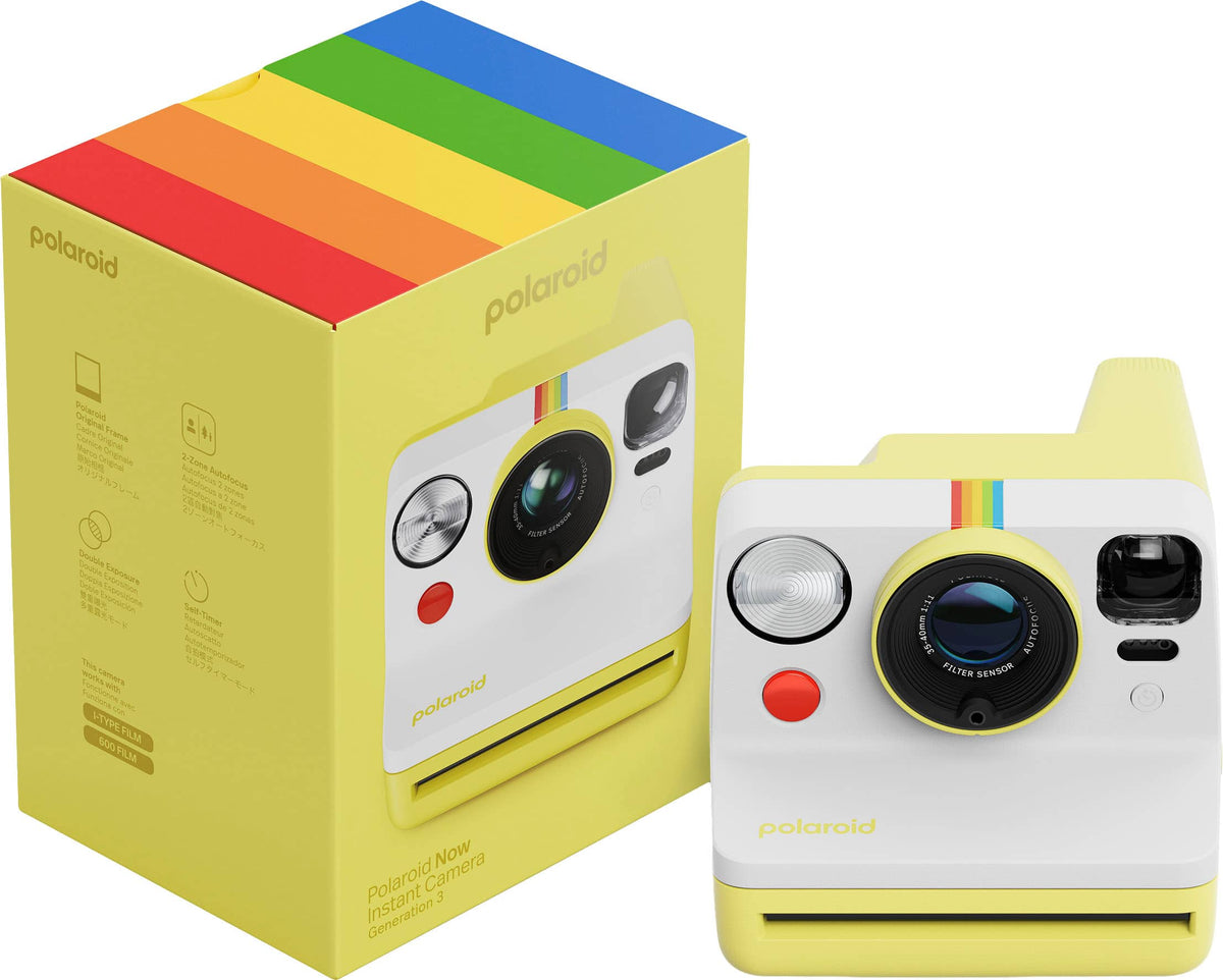 Polaroid Now Gen 3 Analog Instant Camera - Yellow