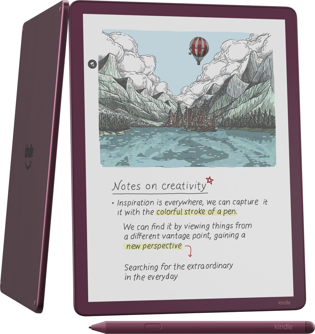 Amazon Kindle Scribe Colorsoft 64GB 11" Color E-Reader & Notebook with Premium Pen - Fig