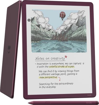 Amazon Kindle Scribe Colorsoft 64GB 11" Color E-Reader & Notebook with Premium Pen - Fig
