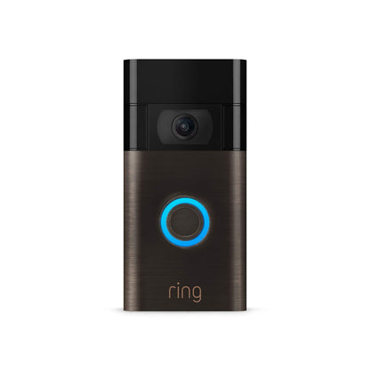 Ring Video Doorbell - 1080p HD video, improved motion detection, easy installation (2020 release) - Venetian Bronze