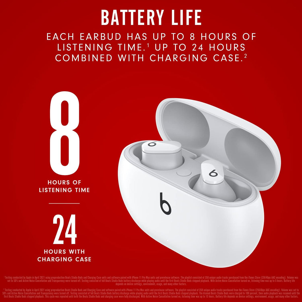 Beats Studio Buds (MJ4X3LL/A) White