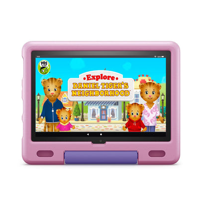 Amazon Fire HD 10 Kids tablet, 10.1", 1080p Full HD, ages 3-7, 32 GB, Lavender