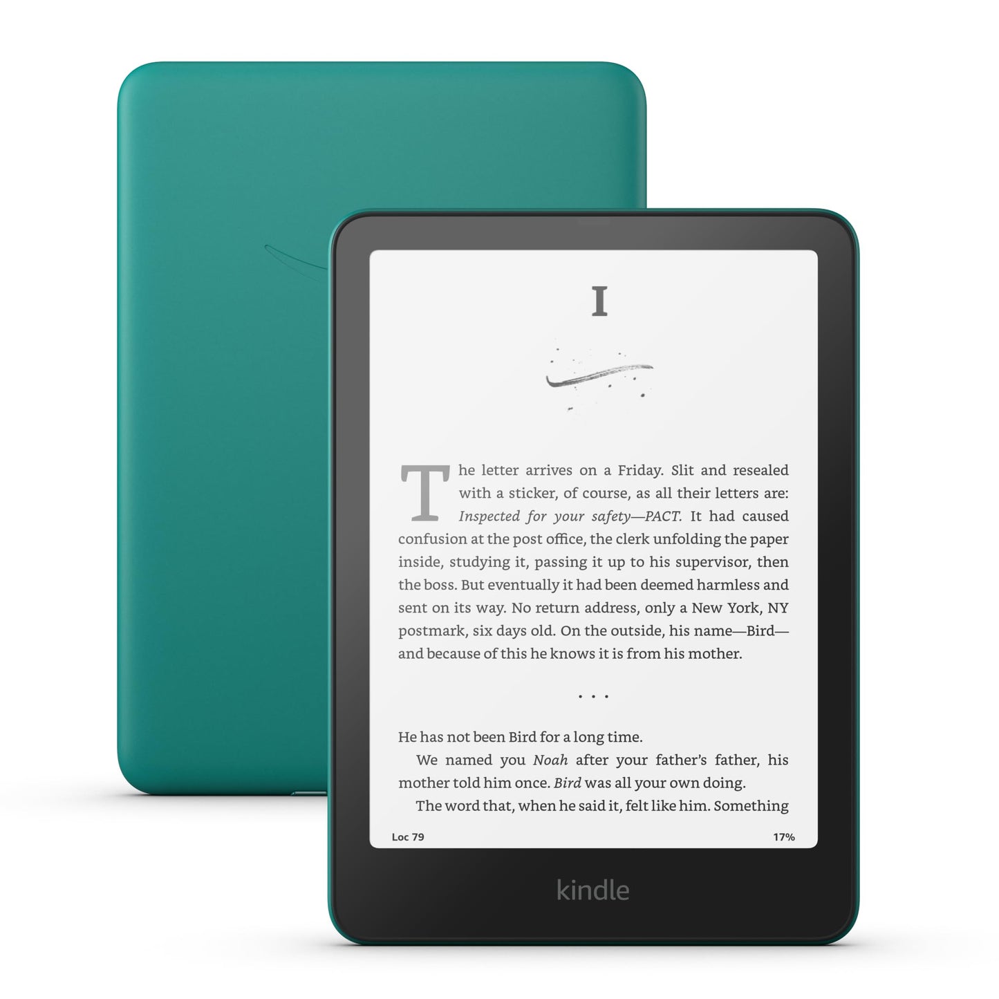 Amazon Kindle Paperwhite 16GB (newest model) - Our fastest Kindle ever, with new 7" glare-free display and weeks of battery life - Jade