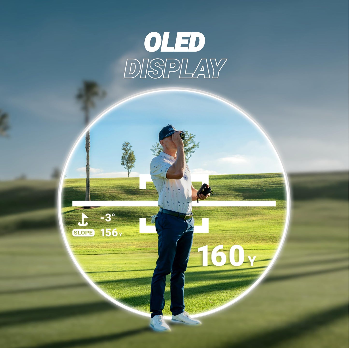 Blue Tees Golf Series 4 Ultra Golf Rangefinder with Slope Switch (Navy)