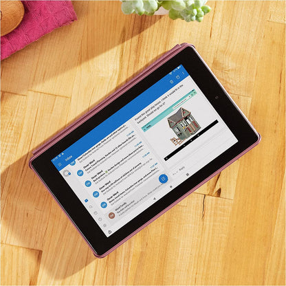 Fire 7 tablet, 7" display, 32 GB, (2019 release), Twilight Blue