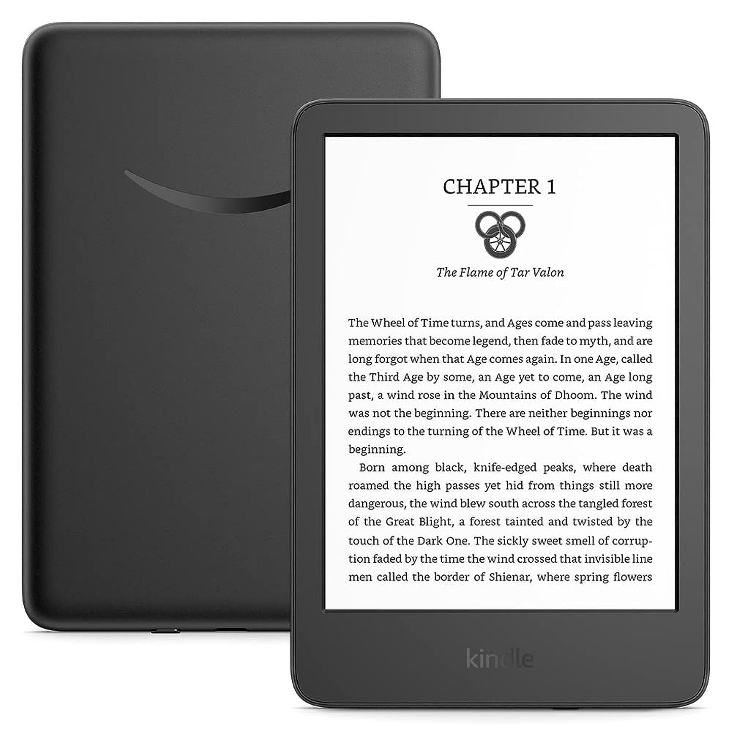 International Version - Kindle - The lightest and most compact Kindle, now with a 6” 300 ppi high-resolution display, and 2x the storage - Black