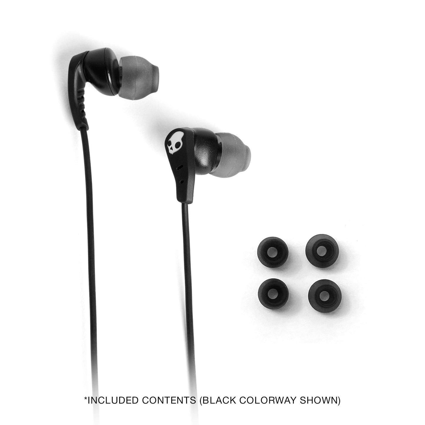 Skullcandy Set USB-C Wired Earbuds with Noise Isolating Fit, Built-in Microphone Call and Track Control for iPhone Android, Ear Gel Sizes Included for Custom Fit - True Black